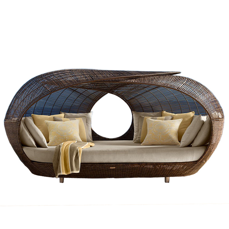 Outdoor Daybed Furniture - kv-Outdoor Hot Sale Good Quality Half