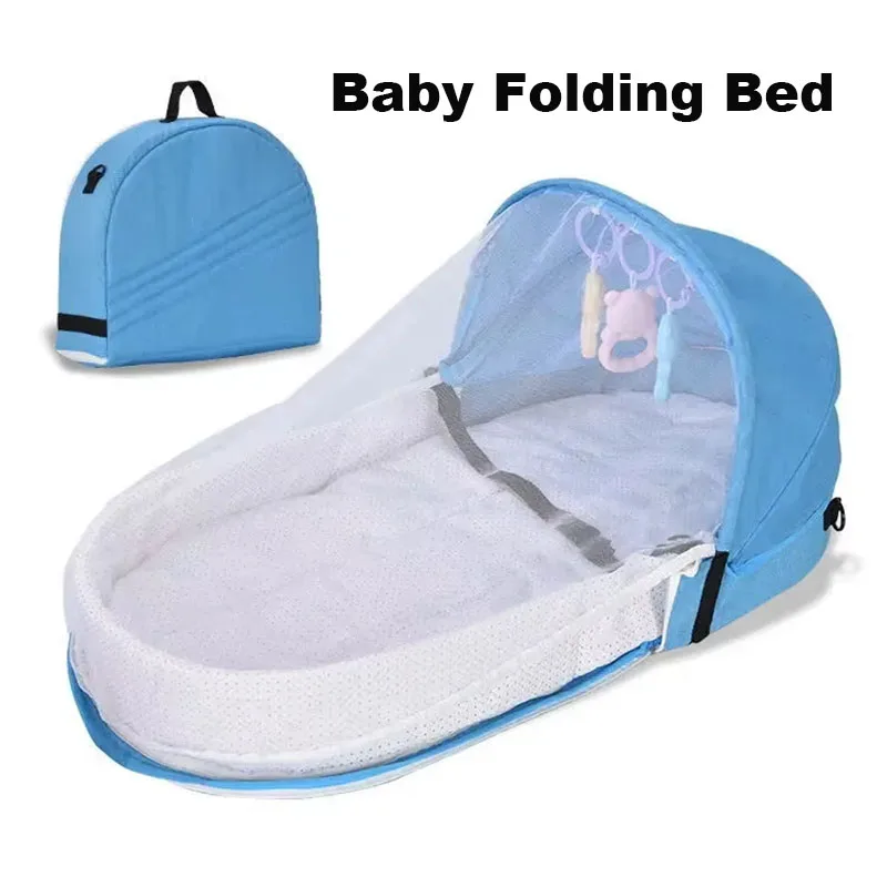 Outdoor Daybed Furniture - Baby Bed Convenient Folding Anti Pressure