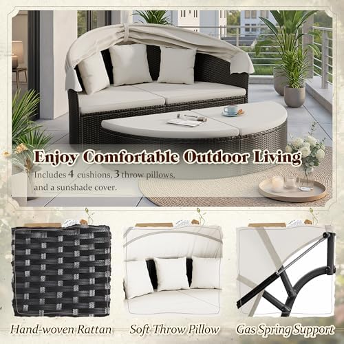 Patio Furniture Outdoor Round  - đánh giá và giá Outdoor Daybed Furniture