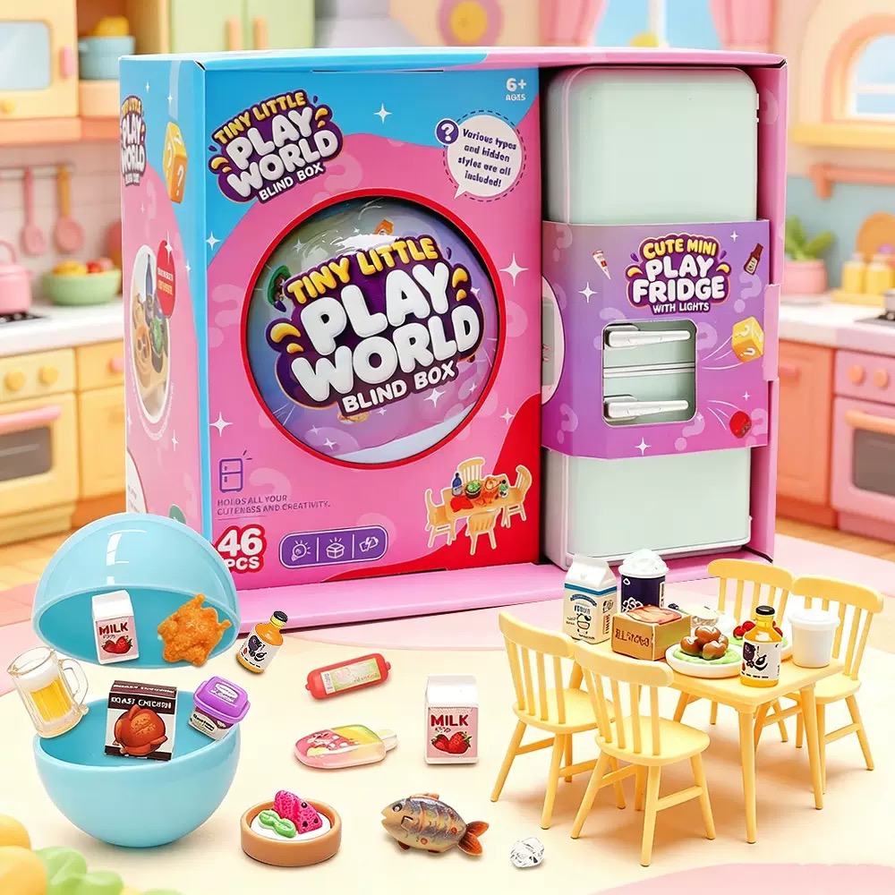 4-Color Mini Fridge Blind Box  - đánh giá và giá Bistro Table Set