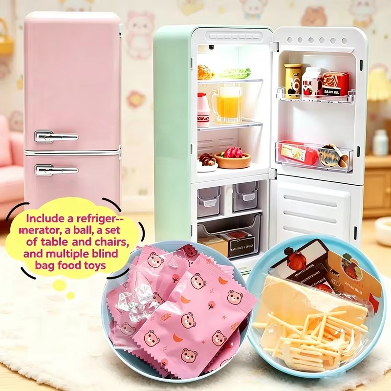 4-Color Mini Fridge Blind Box  - đánh giá và giá Bistro Table Set