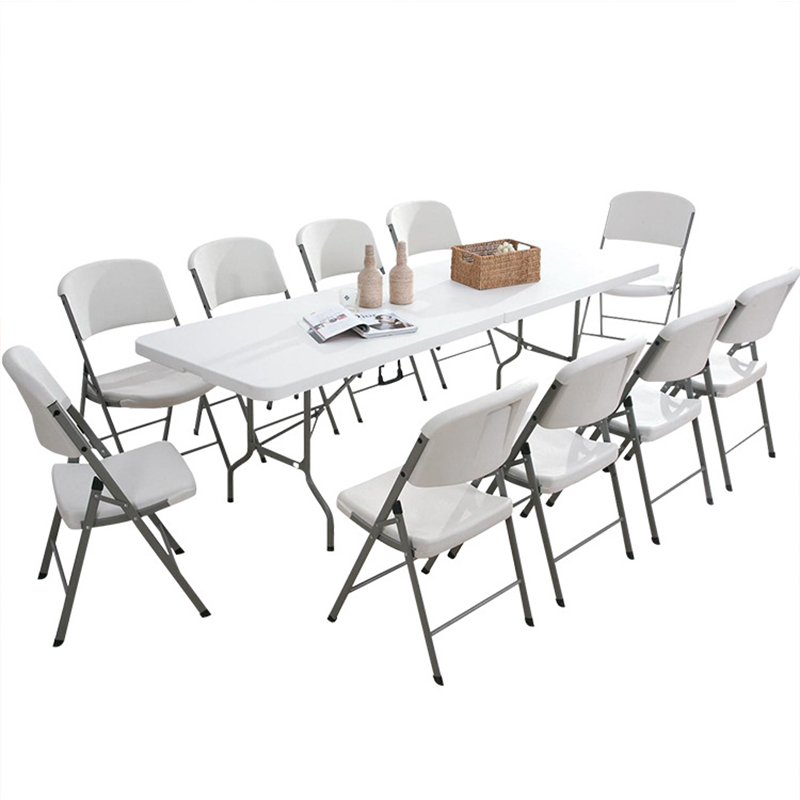 6 feet solid steel frame table - đánh giá và giá Outdoor Furniture Rental For Party