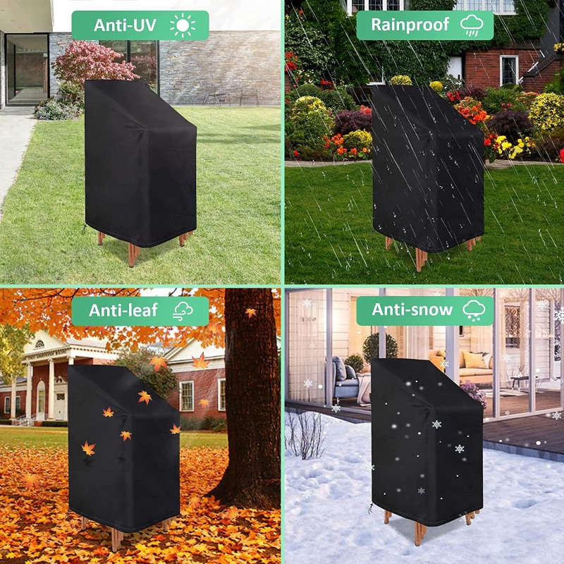 1/2/PCS Stacked Chair Dust Cov - đánh giá và giá Outdoor Furniture Covers