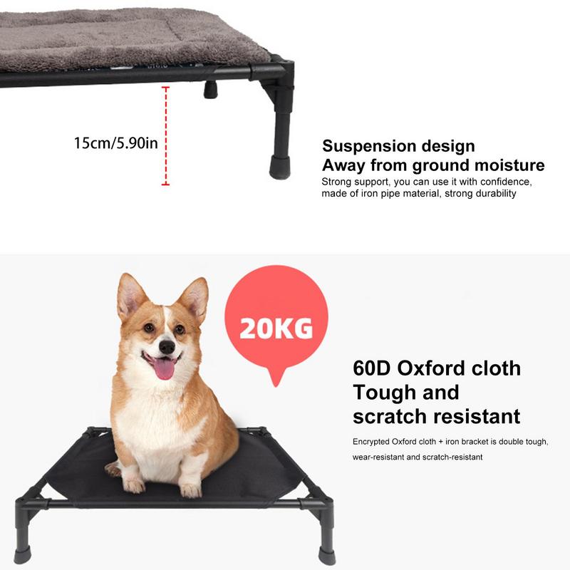Outdoor Elevated Dog Bed Folda - đánh giá và giá Camping Cot Foldable