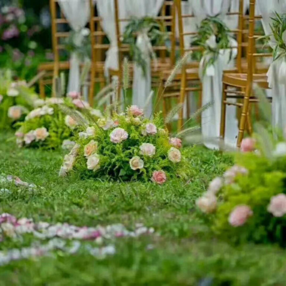 Elegant Gold Bamboo Chair Alum - đánh giá và giá Outdoor Furniture Rental For Party