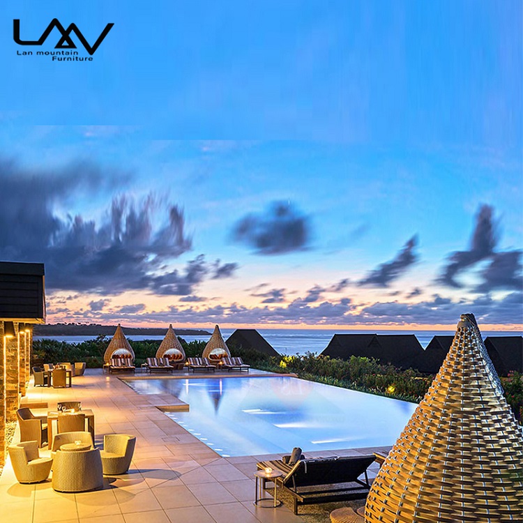 Modern Garden Furniture Hotel  - đánh giá và giá Outdoor Daybed Furniture