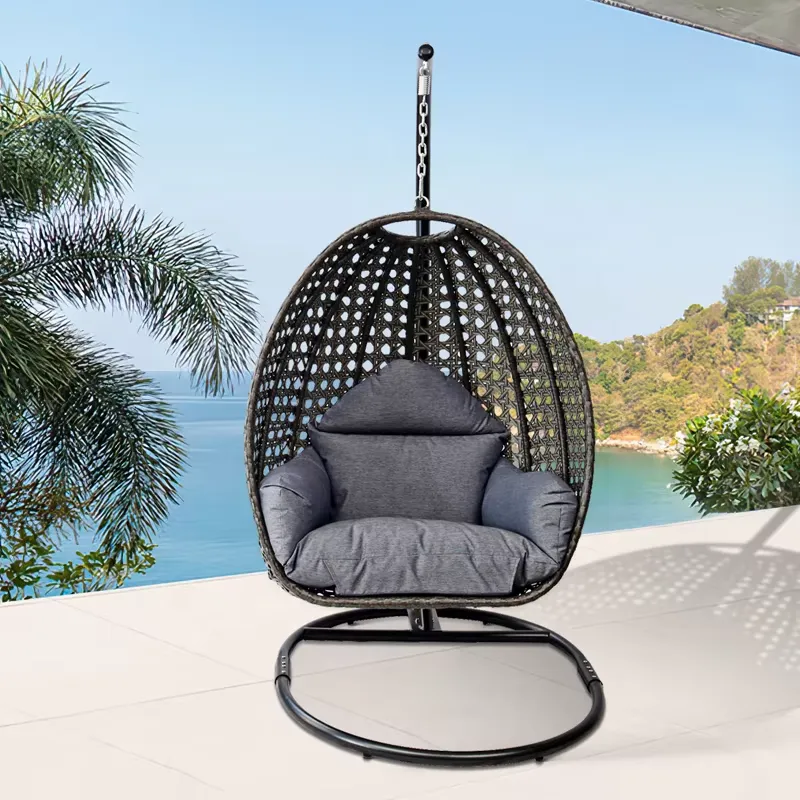 Egg Shape Black Patio Porch Wi - đánh giá và giá Outdoor Furniture Egg Chair