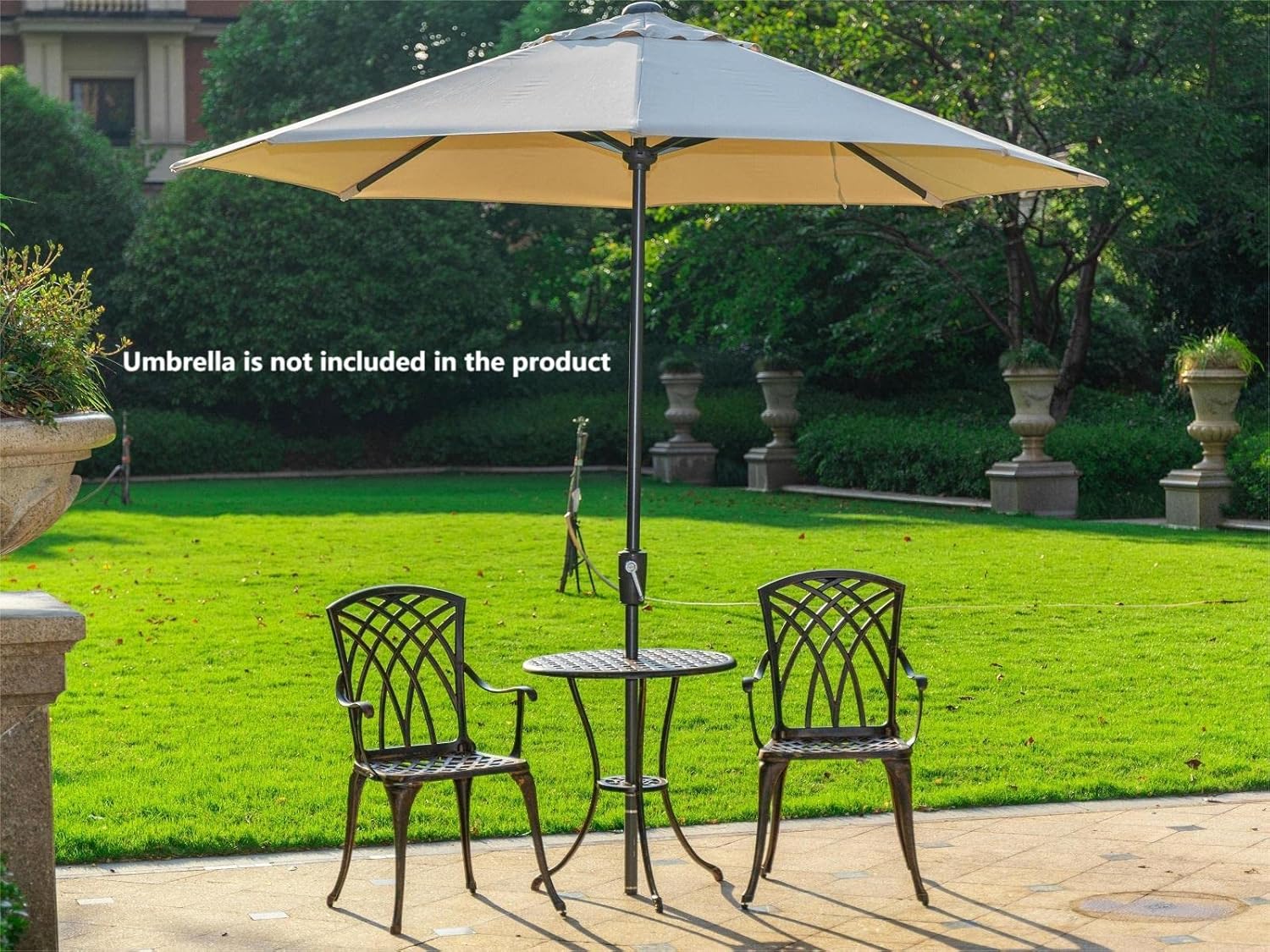 Bronze rust-resistant cast alu - đánh giá và giá Bistro Table Set