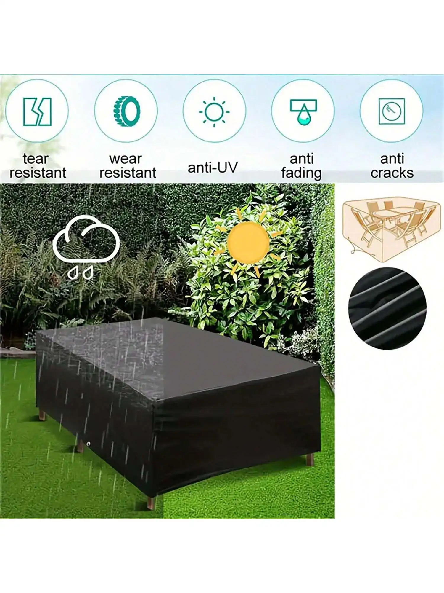 Multi-Size Outdoor Patio Garde - đánh giá và giá Outdoor Furniture Covers