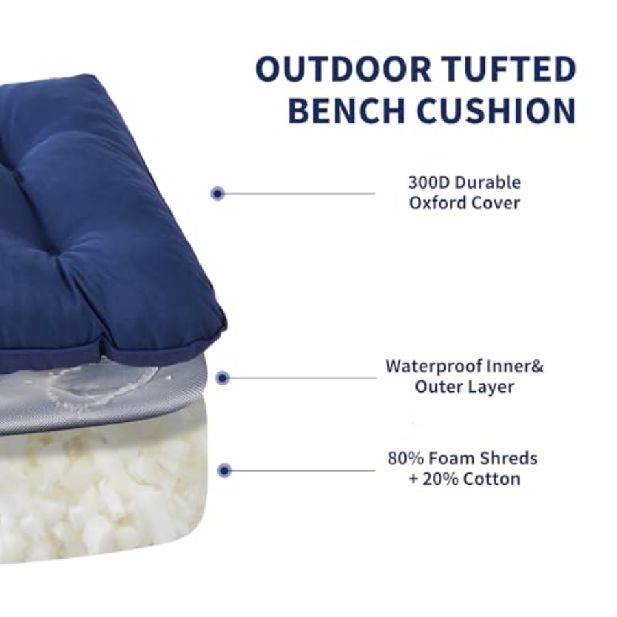 Outdoor Bench Cushion,,Water-R - đánh giá và giá Outdoor Furniture Without Cushions