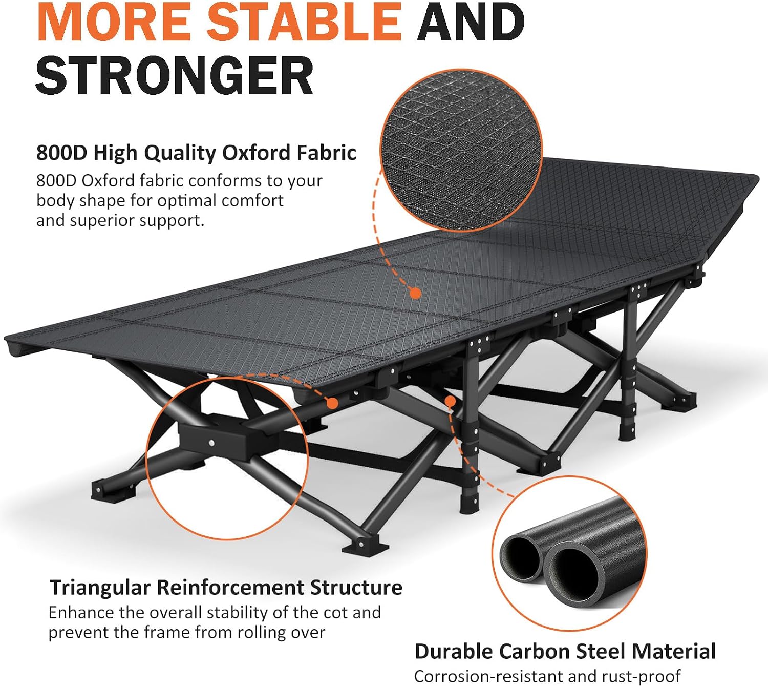 Camping Cot For Adults With Cu - đánh giá và giá Camping Cot Foldable