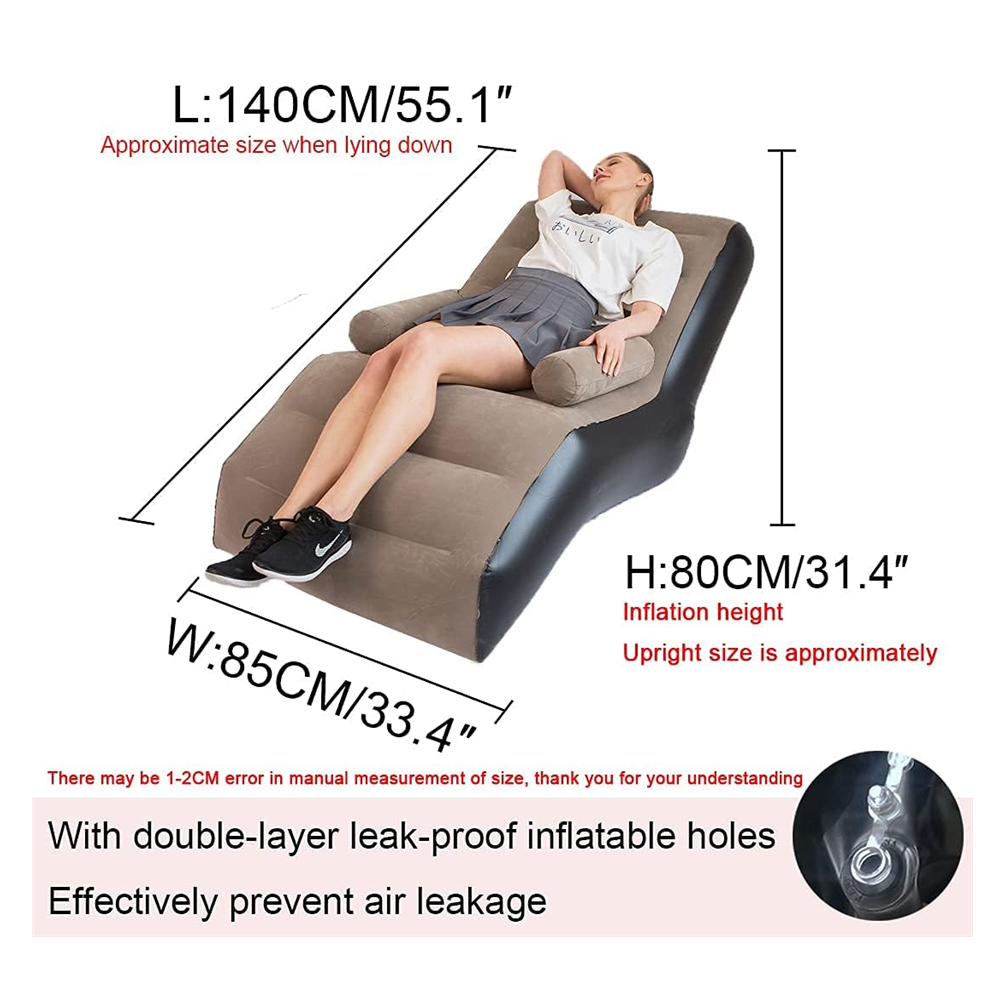 Folding Lazy Sofa,Inflatable L - đánh giá và giá Outdoor Furniture Hay