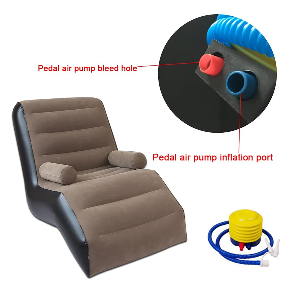 Folding Lazy Sofa,Inflatable L - đánh giá và giá Outdoor Furniture Hay