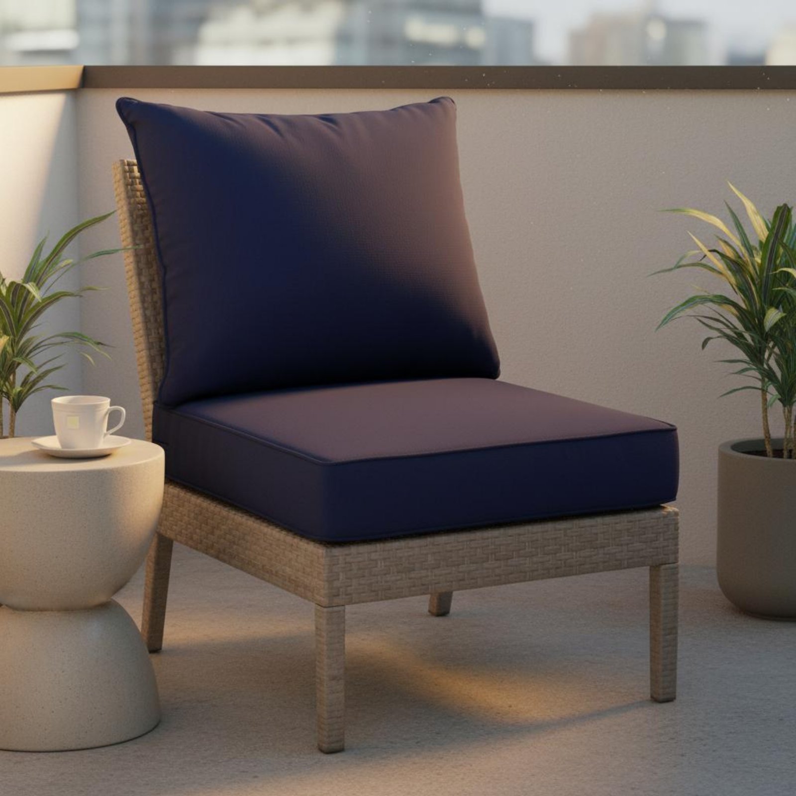 Patio Chair Pad Hidden Closure - đánh giá và giá Outdoor Furniture Modern
