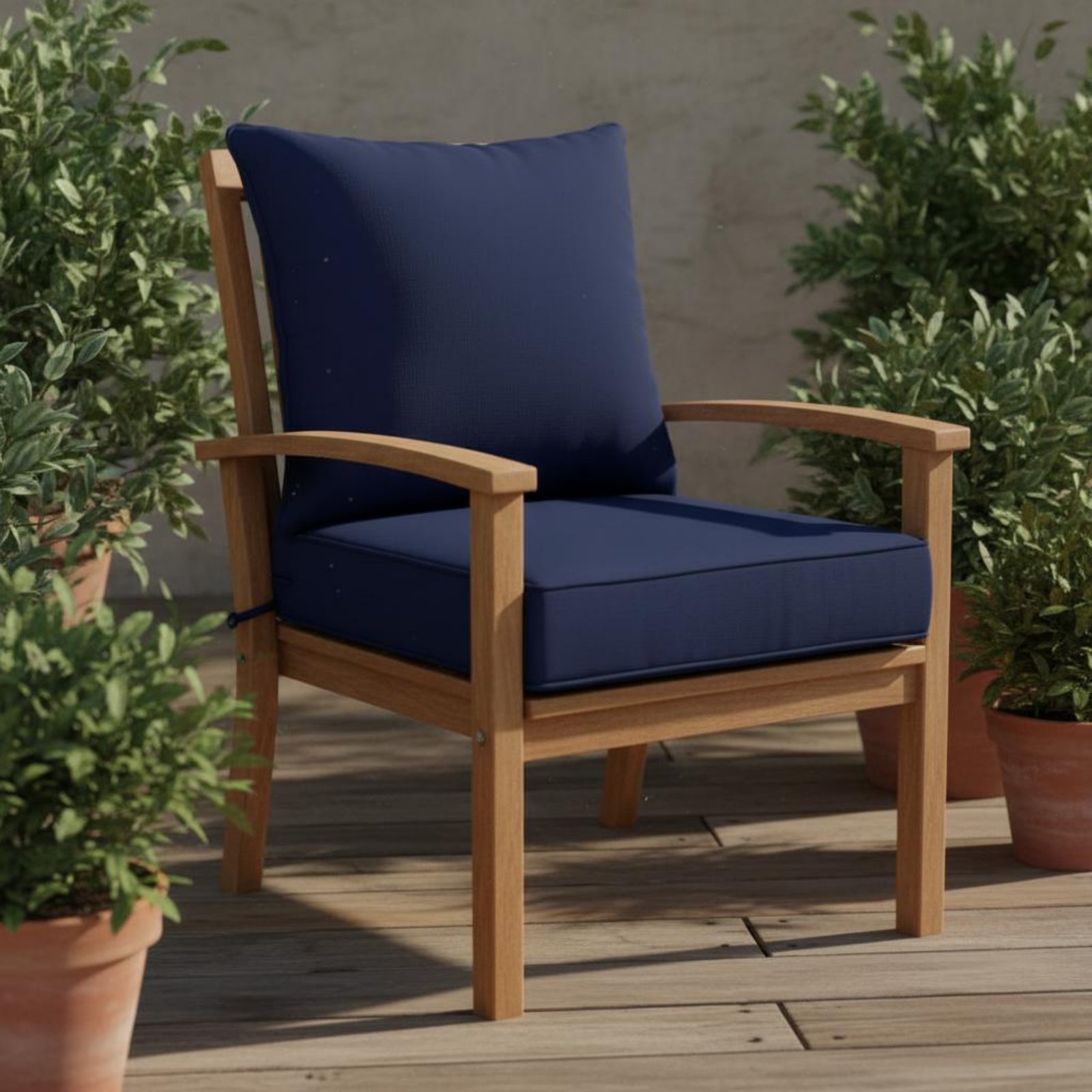 Patio Chair Pad Hidden Closure - đánh giá và giá Outdoor Furniture Modern