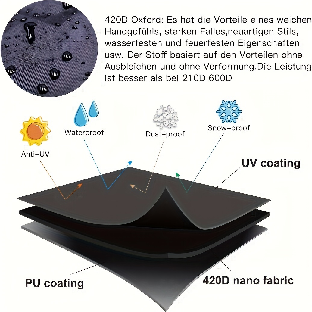 Black outdoor furniture cover, - đánh giá và giá Outdoor Furniture Covers